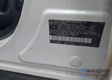 2013 Toyota Rav4 Limited из США, поврежденный, VIN 2T3DFREV6DW110237